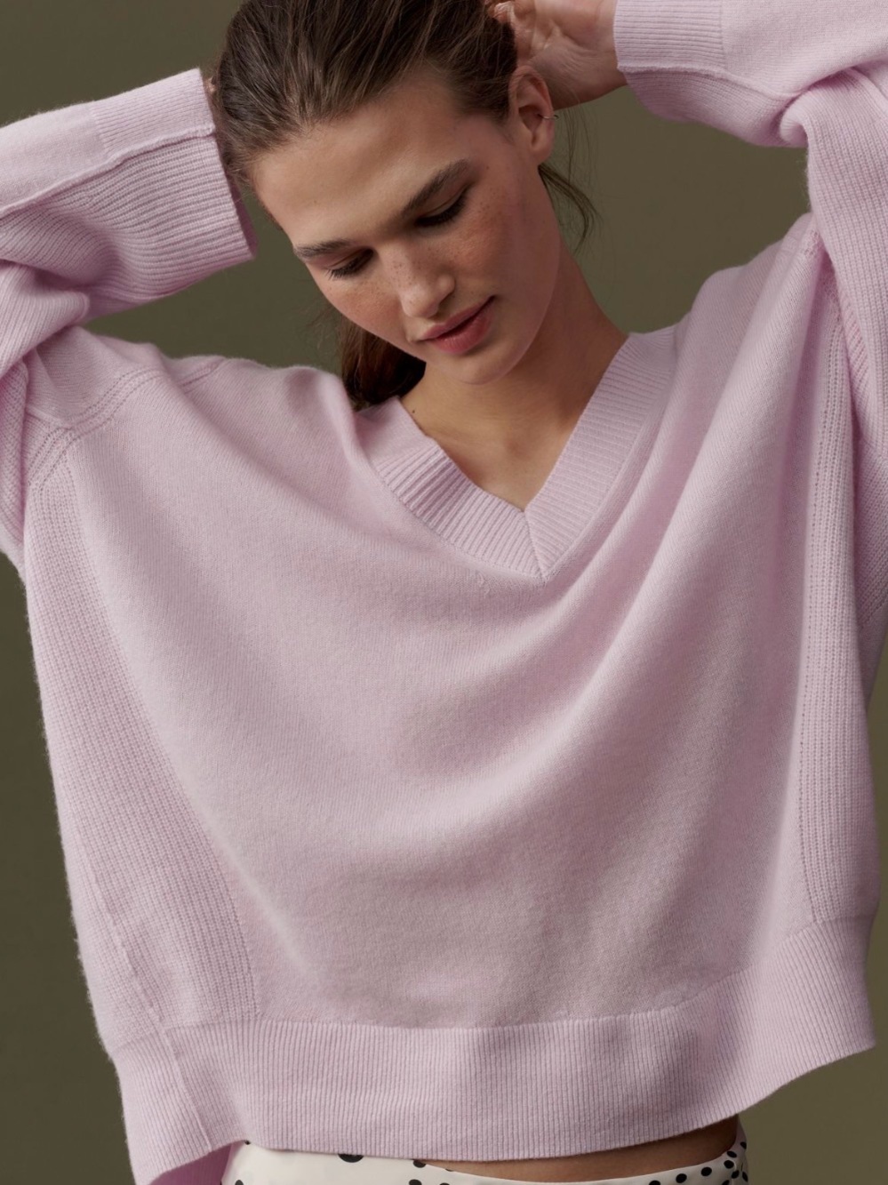Anthropologie Cashmere Blend Oversized Sweater